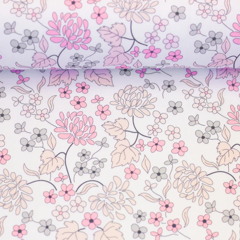 Baumwollstoff Light Floral Romance