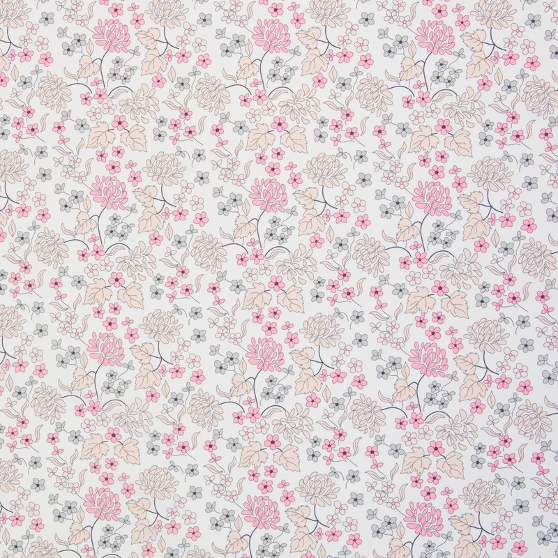 Baumwollstoff Light Floral Romance