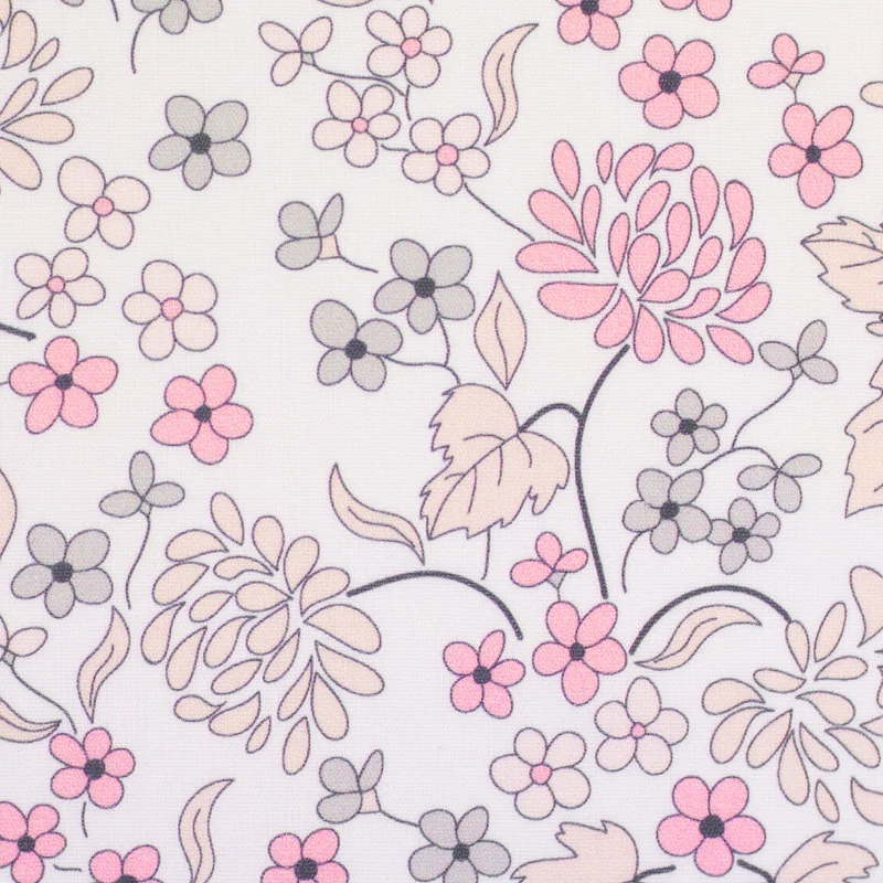 Baumwollstoff Light Floral Romance