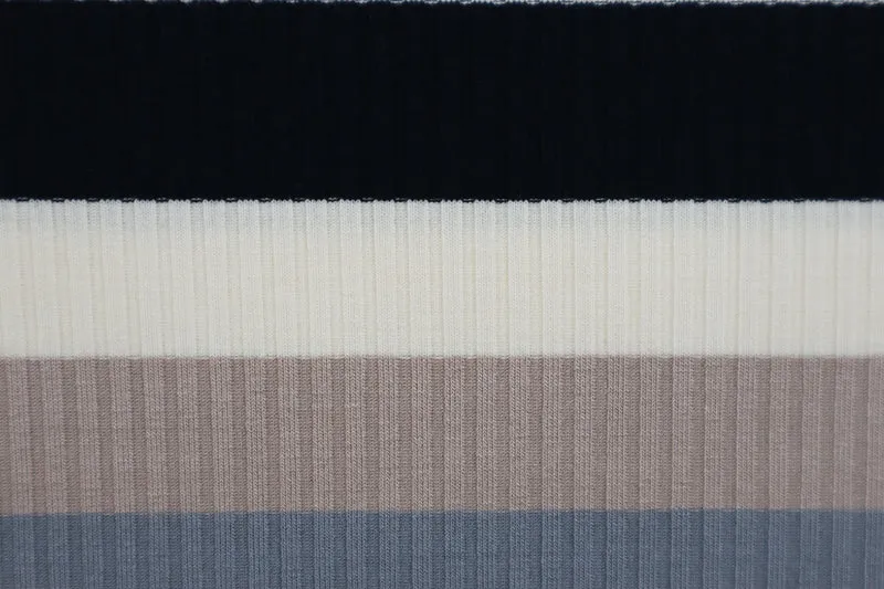 Strickstoff Streifen Design 2