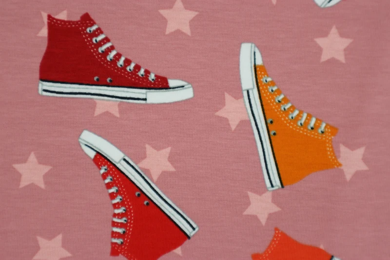 Baumwolljersey Sneaker