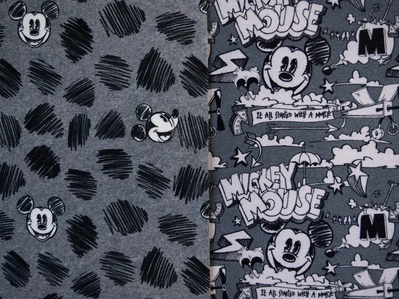 Lizenz Baumwolljersey Disney Mickey Mouse Classic