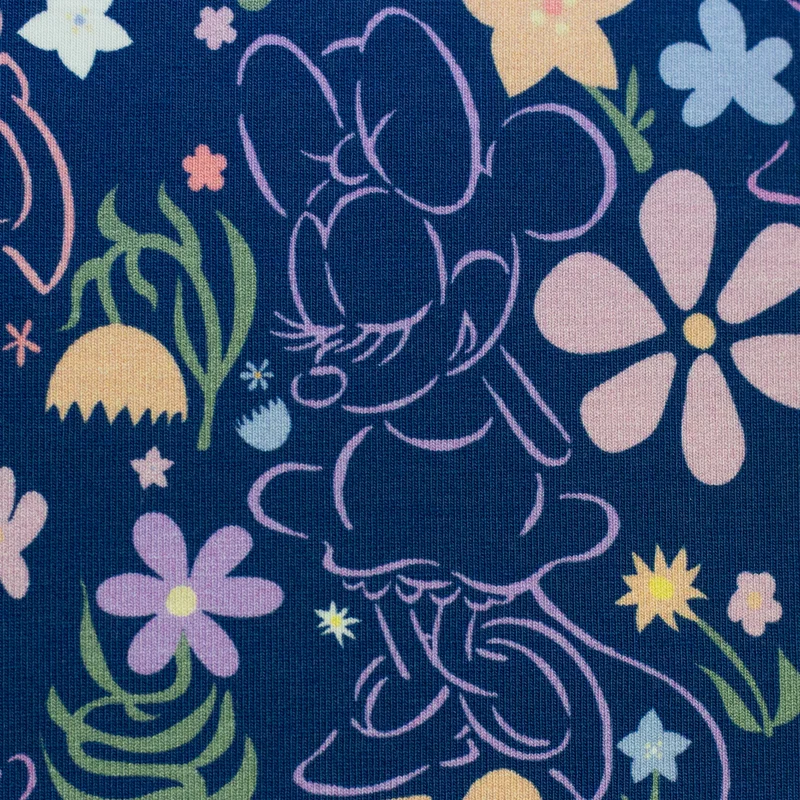 Lizenz Baumwolljersey Disney Minnie & Daisy