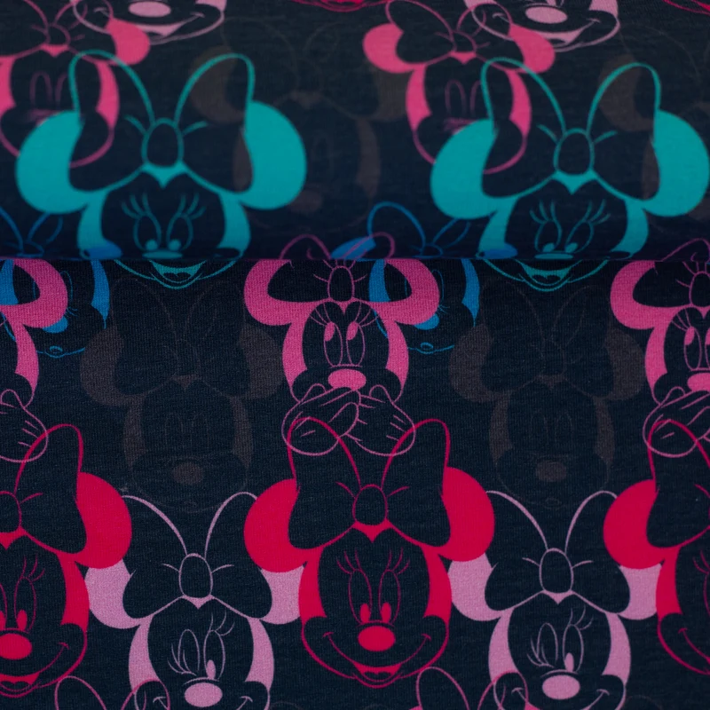 Lizenz Baumwolljersey Disney Minnie Mouse