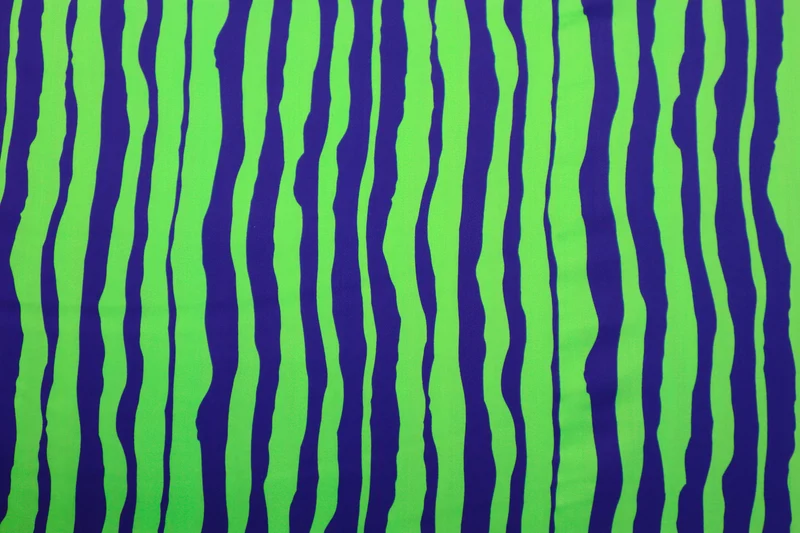 Viskosestoff Wavy Stripes