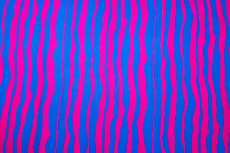 Viskosestoff Wavy Stripes