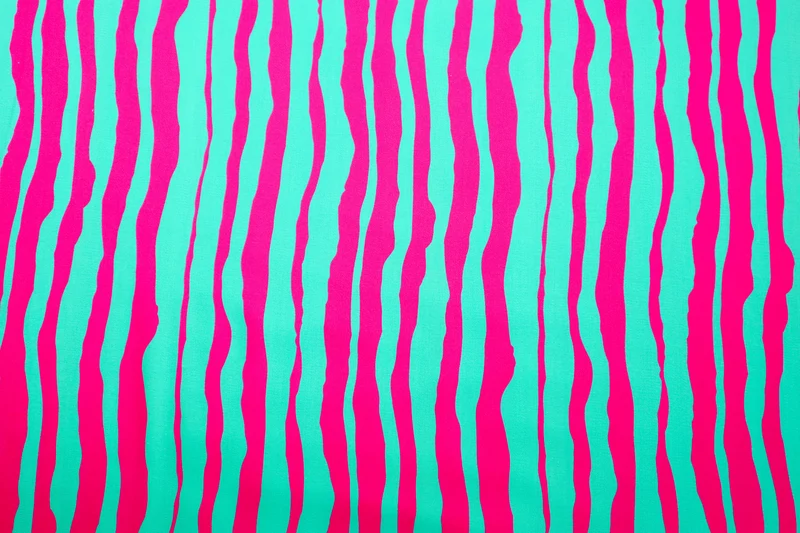 Viskosestoff Wavy Stripes
