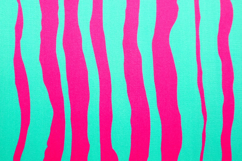 Viskosestoff Wavy Stripes