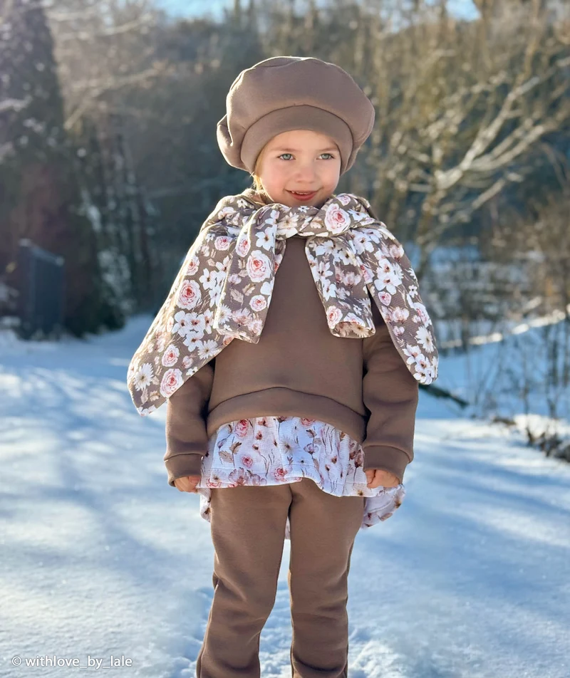 Waffeljersey Winterflowers by Christiane Zielinski