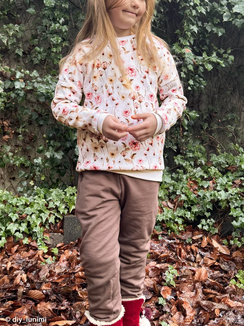 Waffeljersey Winterflowers by Christiane Zielinski