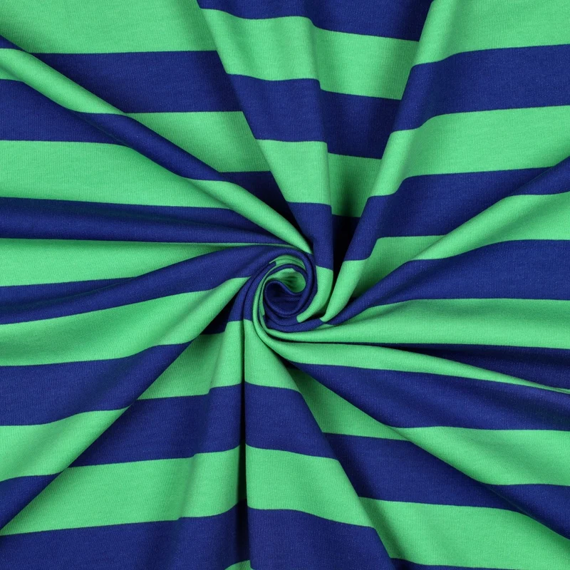 French Terry angeraut Big Stripes