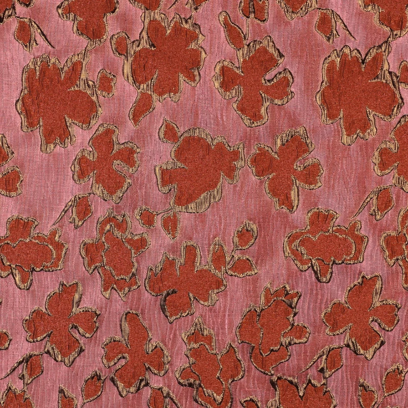 Jacquard Flowers Pink by Poppy