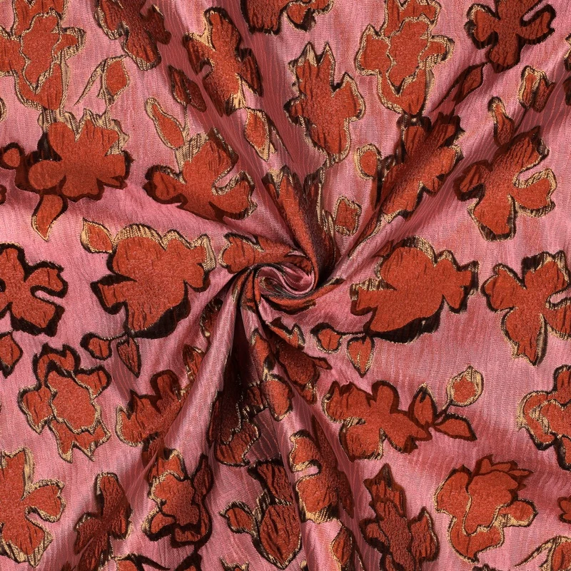 Jacquard Flowers Pink by Poppy
