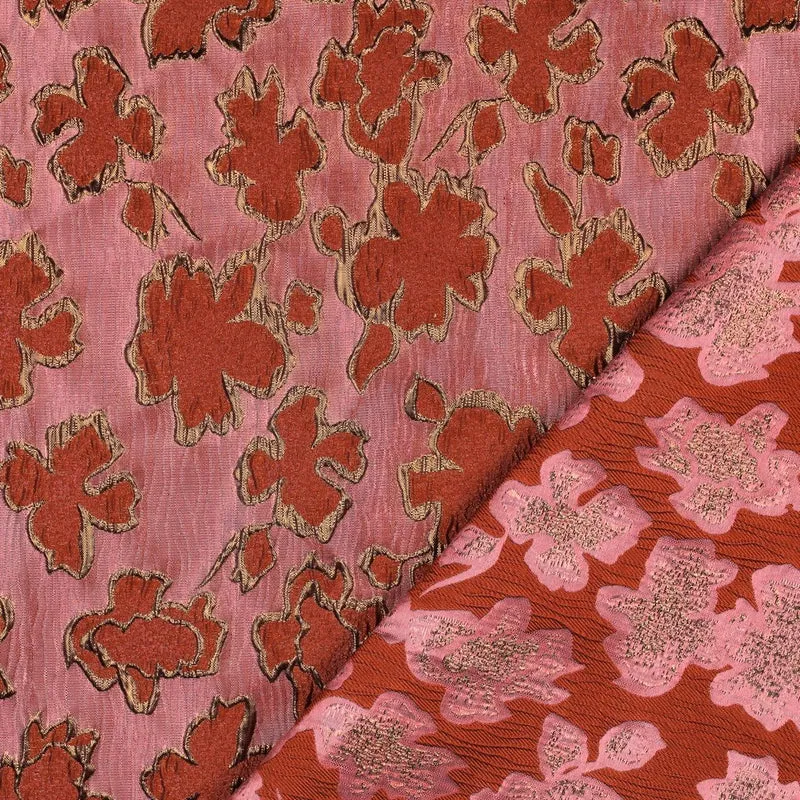Jacquard Flowers Pink by Poppy