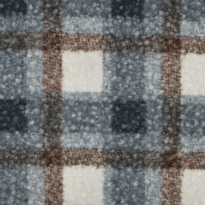 Bouclé Checks Blue by Poppy
