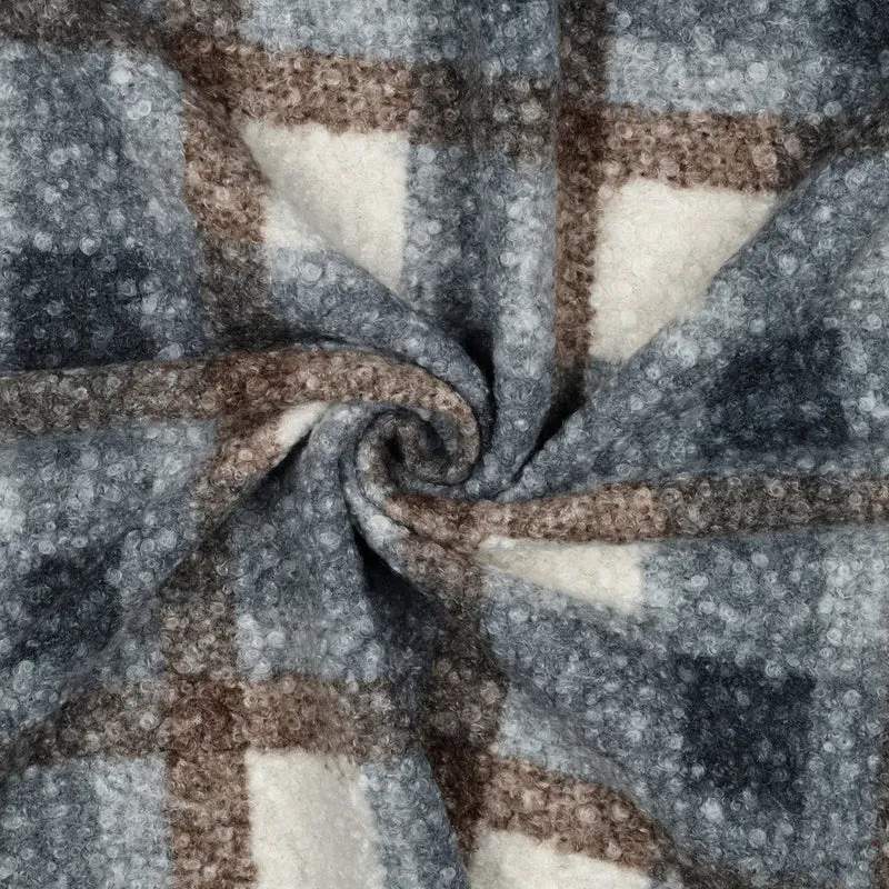 Bouclé Checks Blue by Poppy