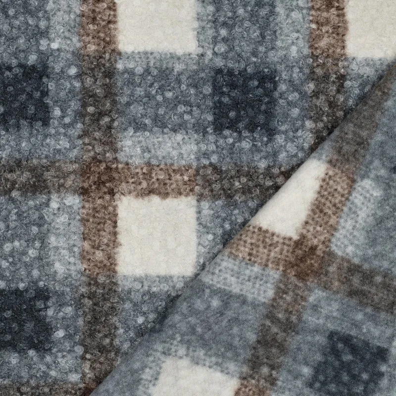 Bouclé Checks Blue by Poppy