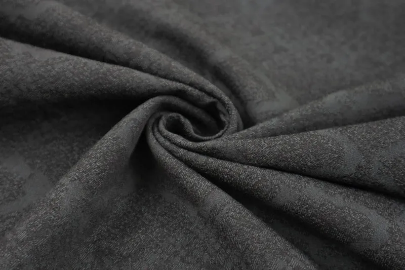 Baumwoll Stretch Jacquard Schlangenoptik