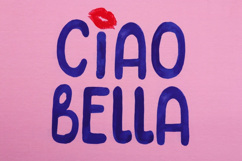 Panel Jersey Ciao Bella