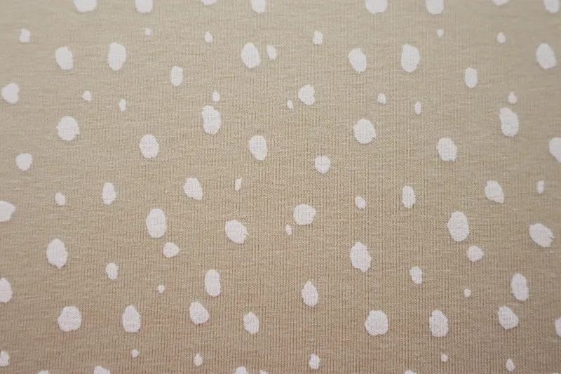 Baumwolljersey White Sprinkles