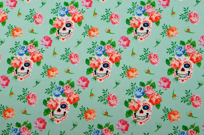 Baumwolljersey Calavera
