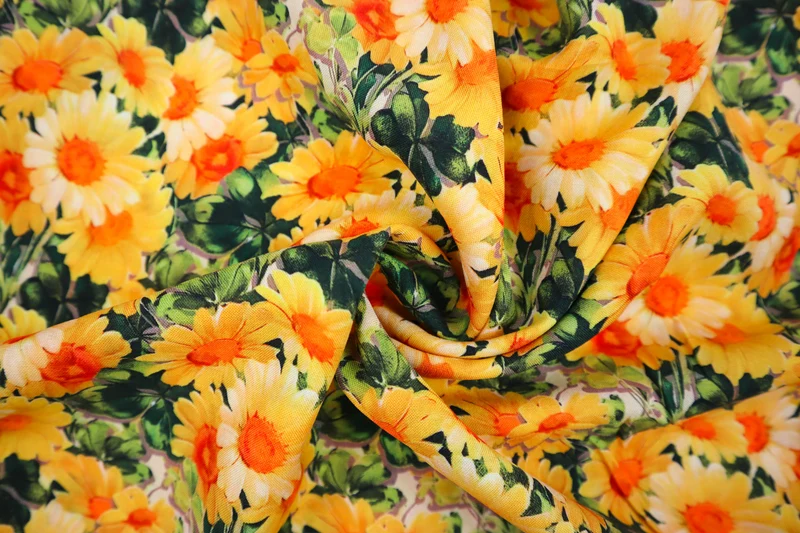 Viskosestoff Blumenwiese SH