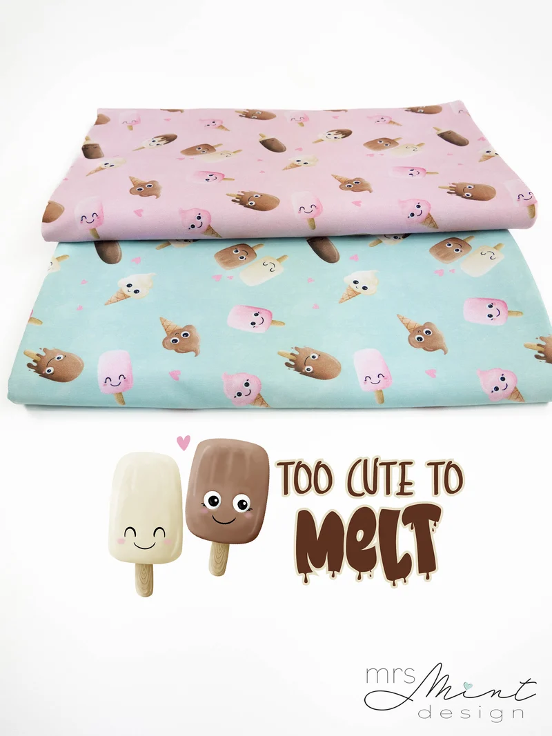 Baumwolljersey Too Cute To Melt by Mrs. Mint Design