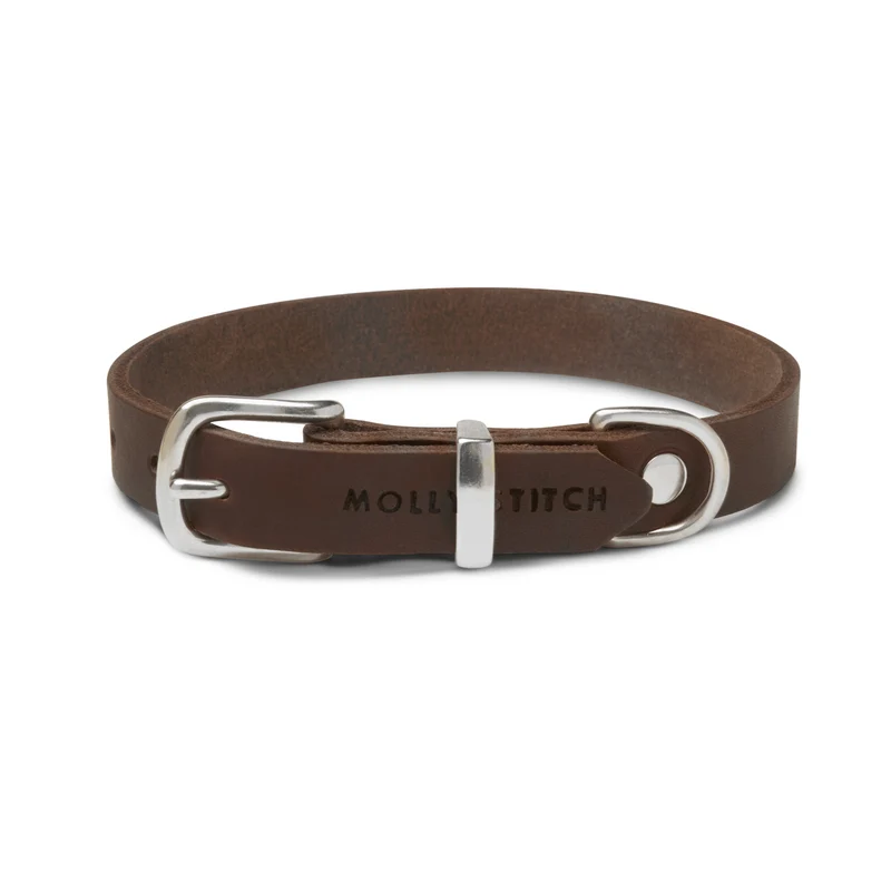 Sellerie Teckel Collier Cuir Butter Marron