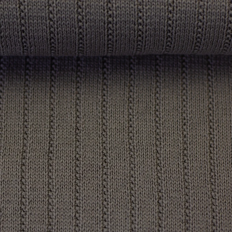 Baumwoll Strickstoff Adam - 676 schlamm