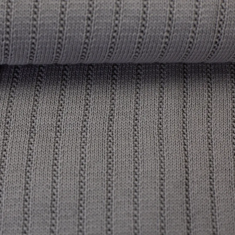 Baumwoll Strickstoff Adam - 183 grau