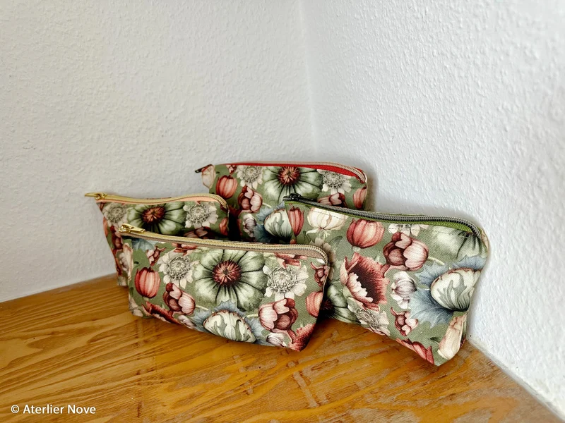 Canvas Victorian Damask by Bienvenido Colorido - 597 dunkelblau