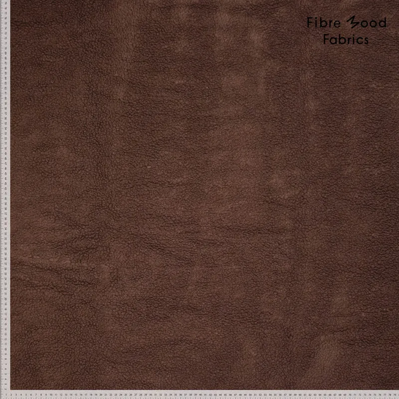 Teddy Stoff Uni by Fibre Mood - dunkelbraun