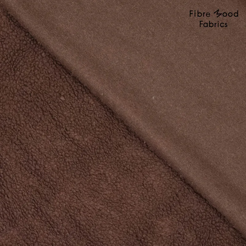 Teddy Stoff Uni by Fibre Mood - dunkelbraun