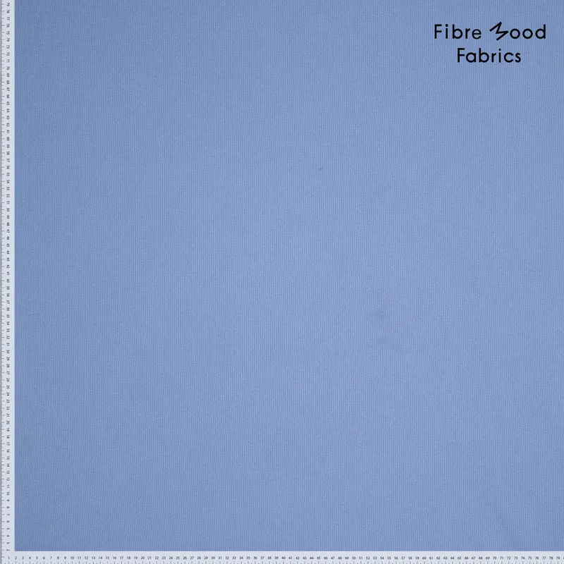 Bündchen Stoff Uni by Fibre Mood - blau
