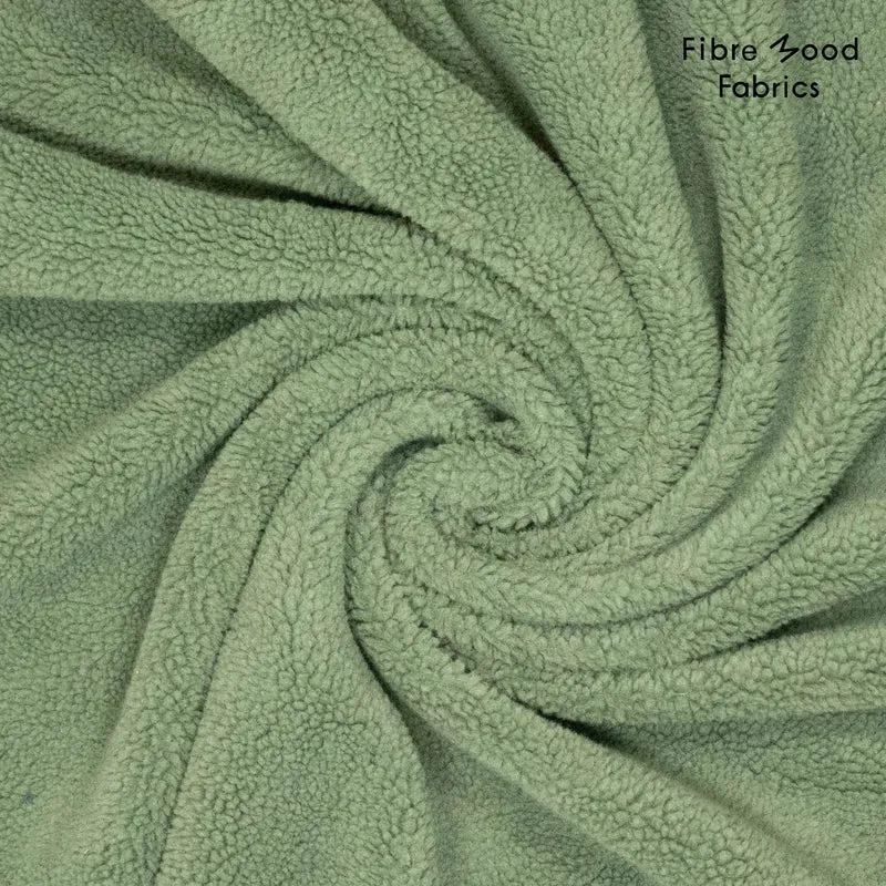 Teddy Stoff Uni by Fibre Mood - grün
