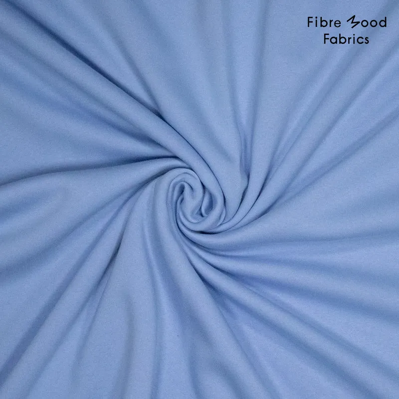 Sweatshirt Stoff Uni by Fibre Mood - blau
