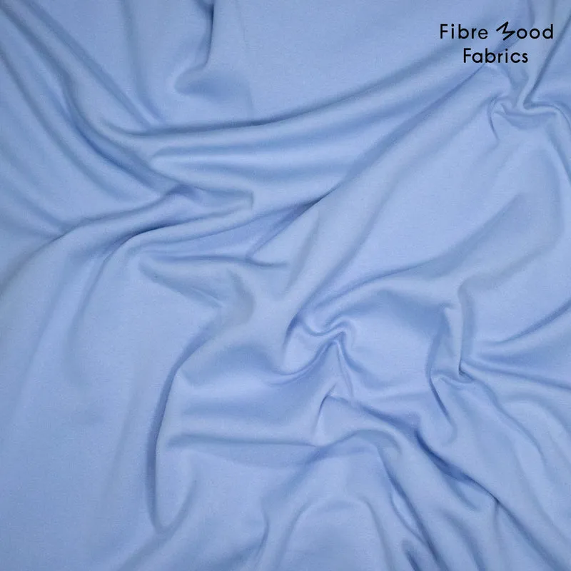 Sweatshirt Stoff Uni by Fibre Mood - blau