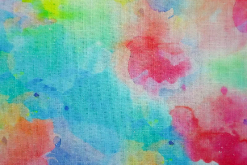 Leinen Baumwoll Mix Digital Flowing Batik