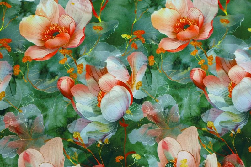 Viskosejersey Anastasia Flower