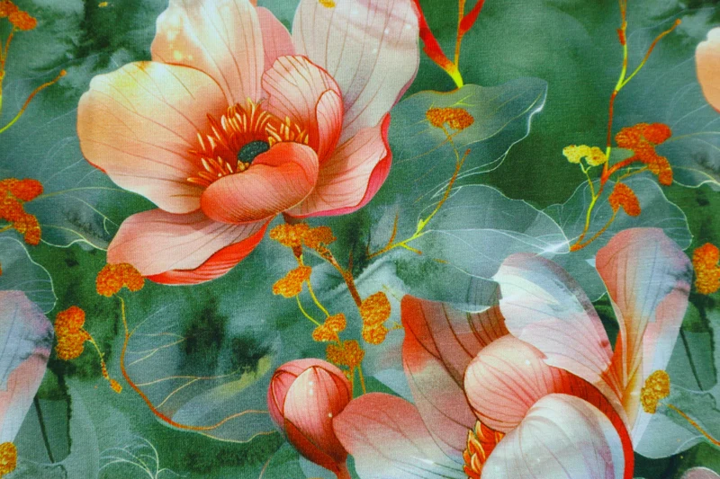 Viskosejersey Anastasia Flower