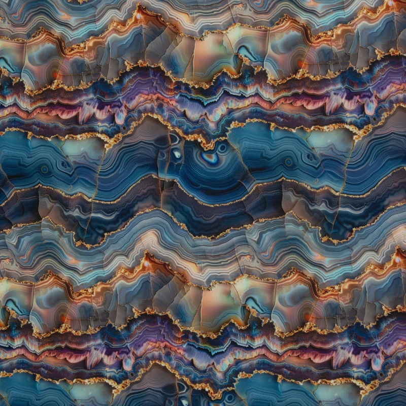 Oxfordgewebe Flowing Bloom Odessa Paint by Sarah Mariam