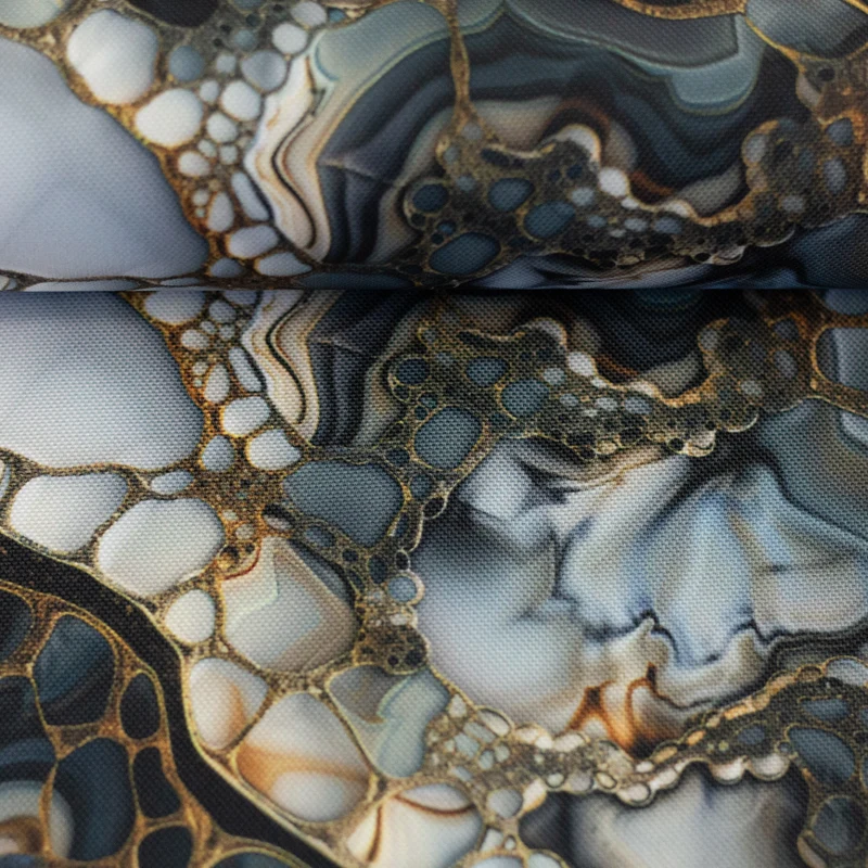 Oxfordgewebe Flowing Bloom Odessa Paint by Sarah Mariam
