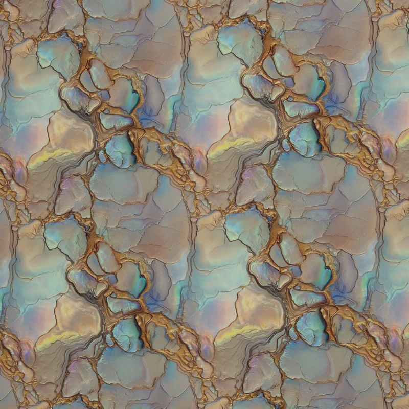 Oxfordgewebe Flowing Bloom Odessa Paint by Sarah Mariam