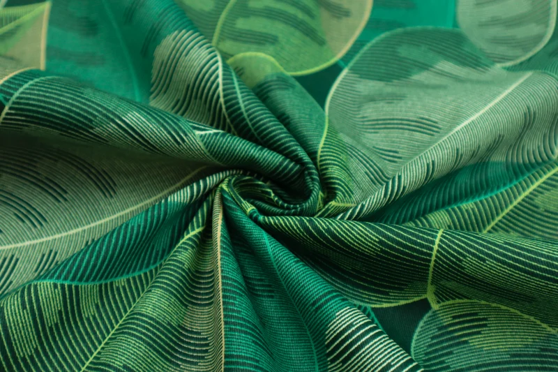 Baumwollstoff Big Leaves
