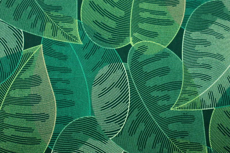 Baumwollstoff Big Leaves