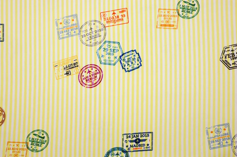 Dekostoff Digital Travel Stamps