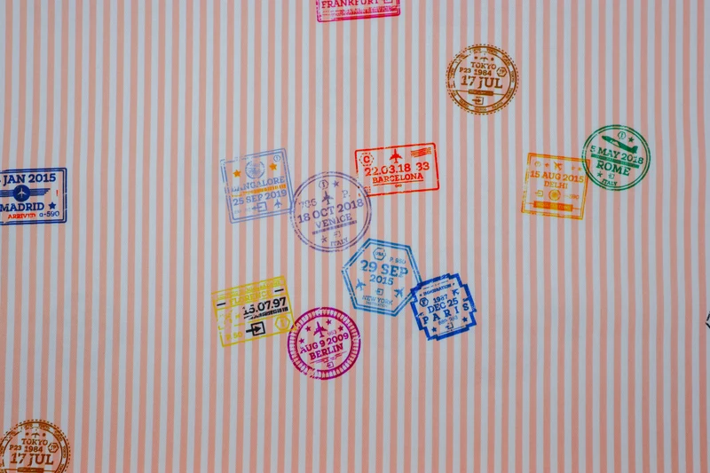 Dekostoff Digital Travel Stamps
