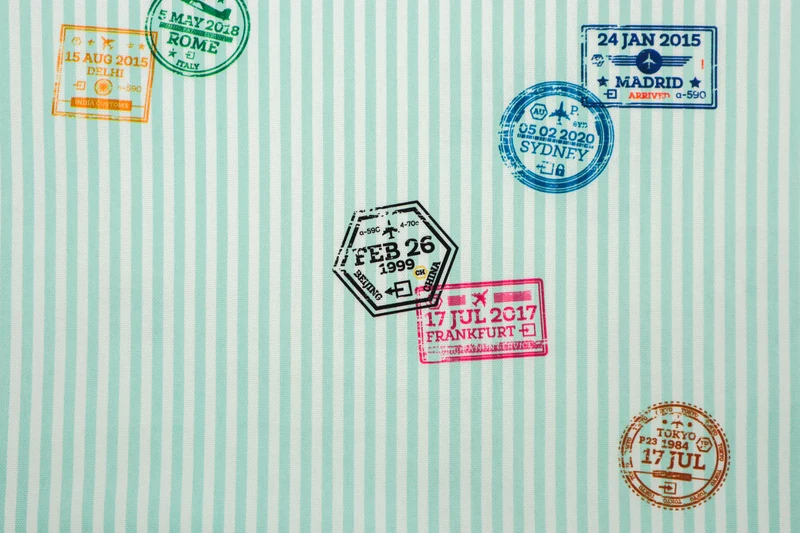 Dekostoff Digital Travel Stamps