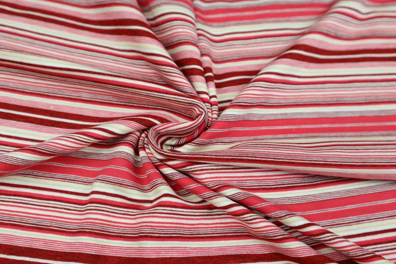 Baumwolljersey Red Stripes