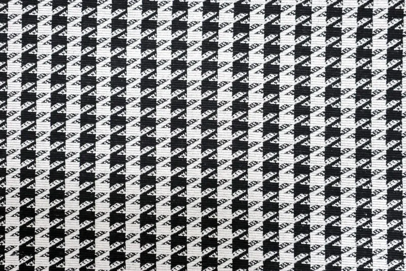 Rippen Jacquard Hahnentritt